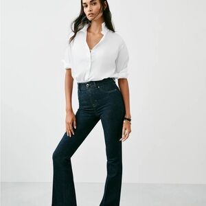 SPANX Dark Indigo Flare Jeans